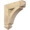 Ekena Millwork Thorton Arts & Crafts Rough Sawn Bracket, Douglas Fir, 4"W x 18"D x 18"H BKT04X18X18THR03RDF - alternate 1